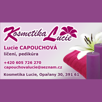 Kosmetika Lucie - vizitky
